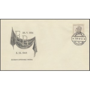 0484 FDC - &Uacute;mrt&iacute; Dr. Edvarda Bene&scaron;e