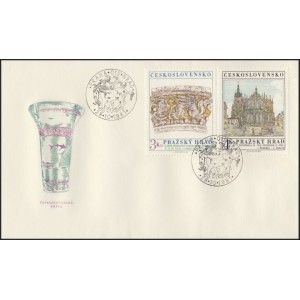 2511-2512 FDC - Pražsk&yacute; hrad