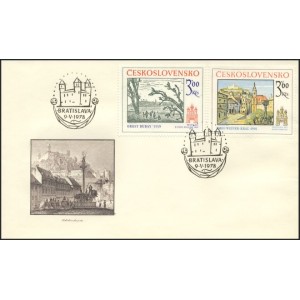 2311-2312 FDC - Bratislavsk&eacute; historick&eacute; motivy