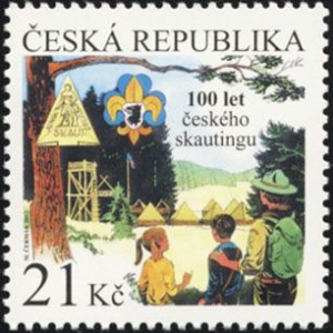 0718 - 100. v&yacute;roč&iacute; založen&iacute; česk&eacute;ho skautingu