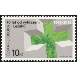 0723 - 70. v&yacute;roč&iacute; vyhlazen&iacute; Lež&aacute;ků
