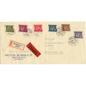 Celistvost ČSR 1945 - Bratislava - Horn&iacute; Cerekev