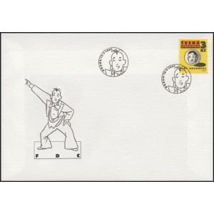 0067-69 FDC (s&eacute;rie) - Osobnosti Osvobozen&eacute;ho divadla