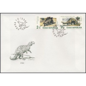 0042-44 FDC (s&eacute;rie) - Pravěc&iacute; veleje&scaron;těři