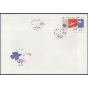 0048 FDC - 120. v&yacute;roč&iacute; Světov&eacute; po&scaron;tovn&iacute; unie - UPU