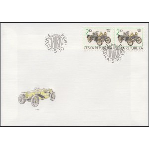 0053-55 FDC (s&eacute;rie) - Historick&eacute; z&aacute;vodn&iacute; automobily
