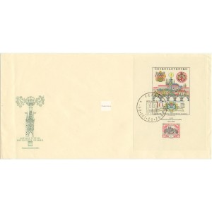 1694 FDC - 50. v&yacute;roč&iacute; vyd&aacute;n&iacute; prvn&iacute; čs. zn&aacute;mky