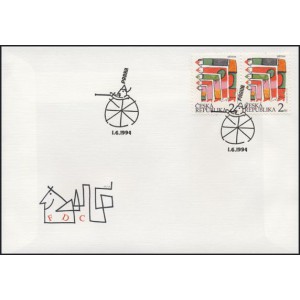 0041 FDC - Mezin&aacute;rodn&iacute; den dět&iacute;