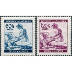 PČM 52-53 (s&eacute;rie) - Německ&yacute; Červen&yacute; kř&iacute;ž