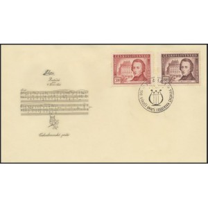 0517-518 FDC (s&eacute;rie) - 100. v&yacute;roč&iacute; &uacute;mrt&iacute; Fryderyka Chopina