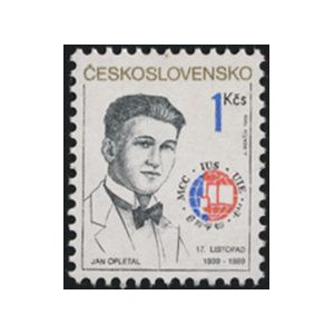 2916 - 50. v&yacute;roč&iacute; 17. listopadu - Jan Opletal