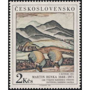 2870-2872 (s&eacute;rie) - Uměn&iacute; 1988