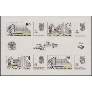 2857A-2858A (s&eacute;rie ar&scaron;&iacute;ků) - Praha současnosti - Praga 88