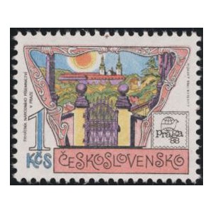 2842-2845 (s&eacute;rie) - Pam&aacute;tn&iacute;k n&aacute;rodn&iacute;ho p&iacute;semnictv&iacute; v Praze - Praga 88