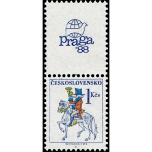 2814 KH - Po&scaron;tovn&iacute; embl&eacute;my - PRAGA 1988