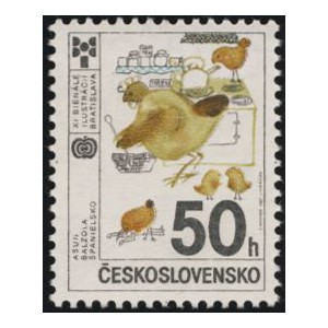 2804-2807 (s&eacute;rie) - Bien&aacute;le ilustrac&iacute; Bratislava 1987