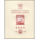 0437A (ar&scaron;&iacute;k) - V&yacute;stava po&scaron;tovn&iacute;ch zn&aacute;mek Brno 1946
