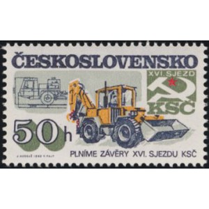 2714-2716 (s&eacute;rie) - &Uacute;spěchy socialistick&eacute; v&yacute;stavby v ČSSR