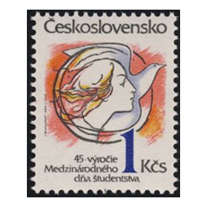 2677 - 45. v&yacute;roč&iacute; Mezin&aacute;rodn&iacute;ho dne studentstva