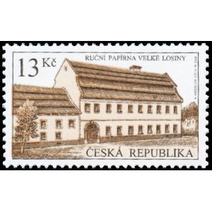 0807 - Technick&eacute; pam&aacute;tky: Ručn&iacute; pap&iacute;rna ve Velk&yacute;ch Losin&aacute;ch