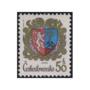 2525-2528 (s&eacute;rie) - Znaky československ&yacute;ch měst