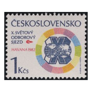2524 - X. světov&yacute; odborov&yacute; sjezd Havana