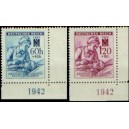 PČM 100-101 (s&eacute;rie s DČ) - Německ&yacute; Červen&yacute; kř&iacute;ž