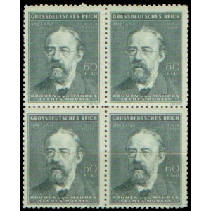 PČM 118-119 (s&eacute;rie 4bloků) - Bedřich Smetana