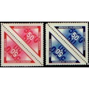PČM DR1-DR2 (s&eacute;rie 2bloků) - Zn&aacute;mky doručn&iacute;