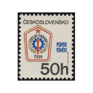 2499 - 30. v&yacute;roč&iacute; Civiln&iacute; obrany ČSSR