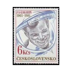 2482 - 20. v&yacute;roč&iacute; prvn&iacute;ho letu člověka do vesm&iacute;ru