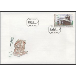0006 FDC - Kostel Nejsvětěj&scaron;&iacute;ho srdce P&aacute;ně