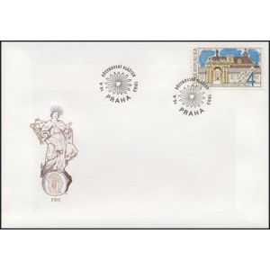 0007 FDC - 1000 let Břevnovsk&eacute;ho kl&aacute;&scaron;tera