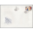 0008 FDC - Mistrovstv&iacute; světa juniorů ve vzp&iacute;r&aacute;n&iacute; Cheb 1993