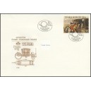0574 FDC - PRAGA 2008 - Spě&scaron;n&aacute; po&scaron;ta 150