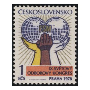 2304 - IX. světov&yacute; odborov&yacute; kongres v Praze