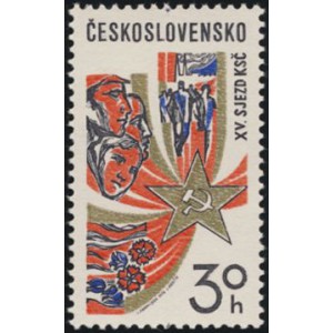 2194-2195 (s&eacute;rie) - XV. sjezd KSČ