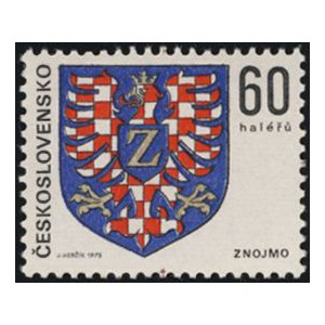 2134-2135 (s&eacute;rie) - Znaky československ&yacute;ch měst﻿