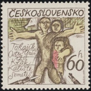 2127-2129 (s&eacute;rie) - 30. v&yacute;roč&iacute; zničen&iacute; česk&yacute;ch a slovensk&yacute;ch obc&iacute;