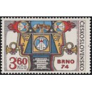 2066 - Celost&aacute;tn&iacute; v&yacute;stava po&scaron;tovn&iacute;ch zn&aacute;mek BRNO 1974
