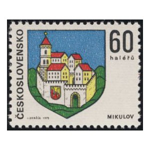 2032-2034 (s&eacute;rie) - Znaky československ&yacute;ch měst
