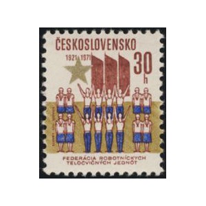 1910 - 50. v&yacute;roč&iacute; založen&iacute; Federace dělnick&yacute;ch tělocvičn&yacute;ch jednot