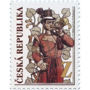 0872 - Po&scaron;tovnictv&iacute; v dobov&eacute; fresce "Z"