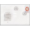 0610 FDC - P&iacute;seň Kde domov můj? - česk&aacute; st&aacute;tn&iacute; hymna