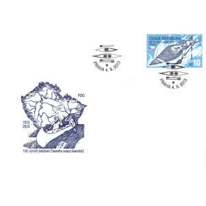 0778 FDC - MS ve vodn&iacute;m slalomu