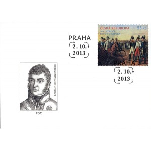 0788 FDC - 200. v&yacute;roč&iacute; bitvy u Lipska
