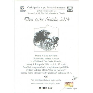 PPM15 - Den česk&eacute; filatelie 2014