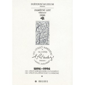 PTM04 - V&yacute;stava ke 100. v&yacute;roč&iacute; narozen&iacute; K. Svolinsk&eacute;ho a založen&iacute; Česk&eacute; filharmonie
