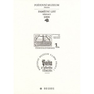 PTM05a - V&yacute;stava k vyd&aacute;n&iacute; knihy Po&scaron;ta v ghettu Terez&iacute;n
