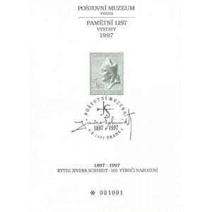 PTM08 - V&yacute;stava ke 100. v&yacute;roč&iacute; narozen&iacute; rytce Jindry Schmidta